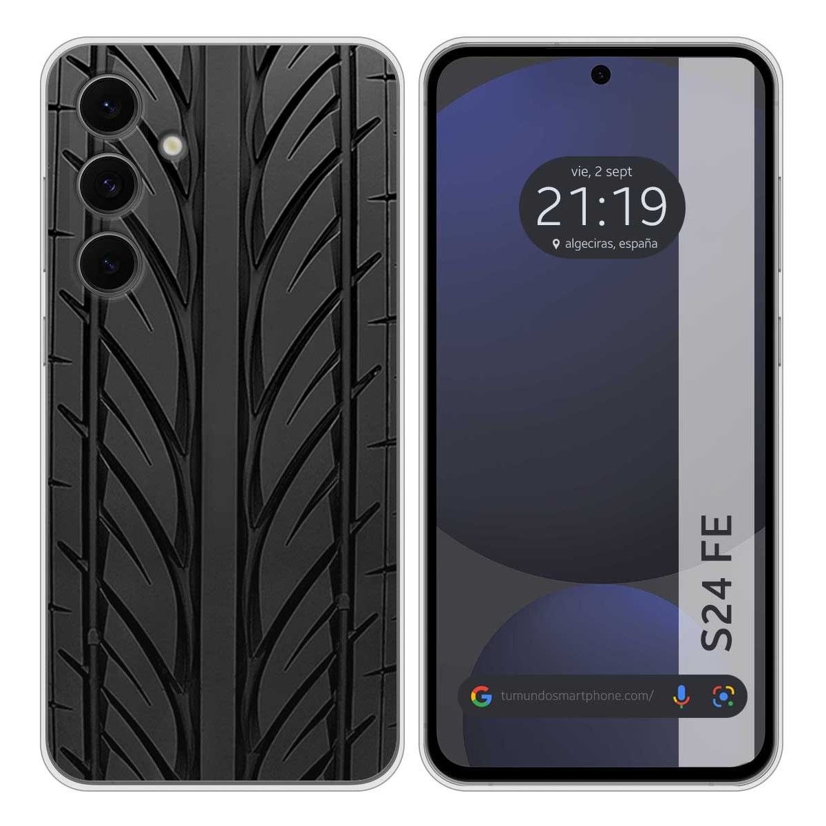 Funda Silicona para Samsung Galaxy S24 FE 5G diseño Neumatico Dibujos