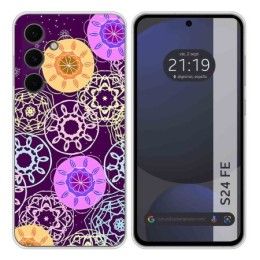 Funda Silicona para Samsung Galaxy S24 FE 5G diseño Radial Dibujos