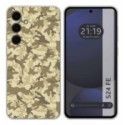 Funda Silicona para Samsung Galaxy S24 FE 5G diseño Sand Camuflaje Dibujos