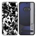 Funda Silicona para Samsung Galaxy S24 FE 5G diseño Snow Camuflaje Dibujos