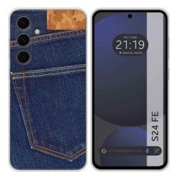 Funda Silicona para Samsung Galaxy S24 FE 5G diseño Vaquero Dibujos