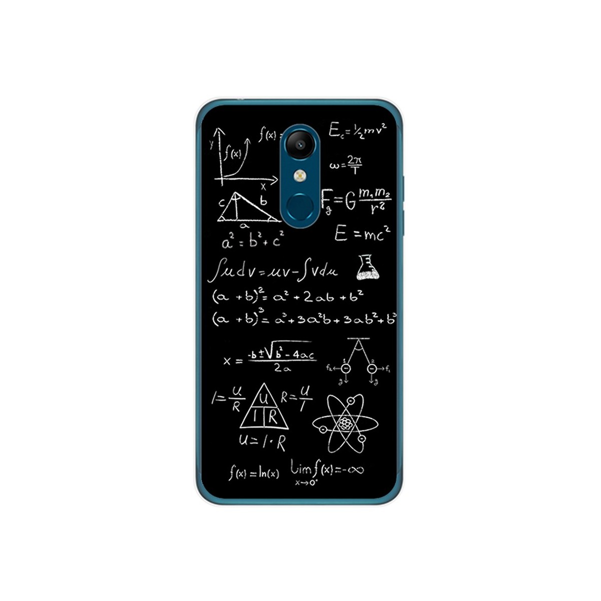 Funda Gel Tpu para Lg K11 Diseño Formulas Dibujos