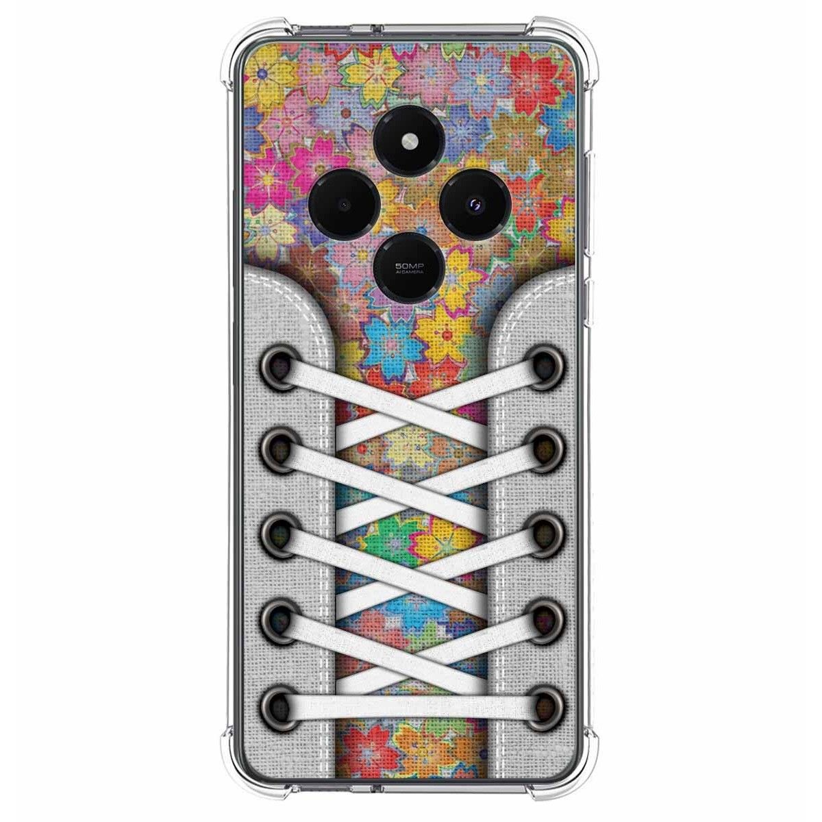 Funda Silicona Antigolpes para Xiaomi Poco C75 diseño Zapatillas 05 Dibujos