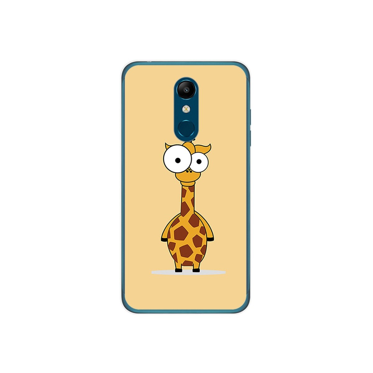 Funda Gel Tpu para Lg K11 Diseño Jirafa Dibujos