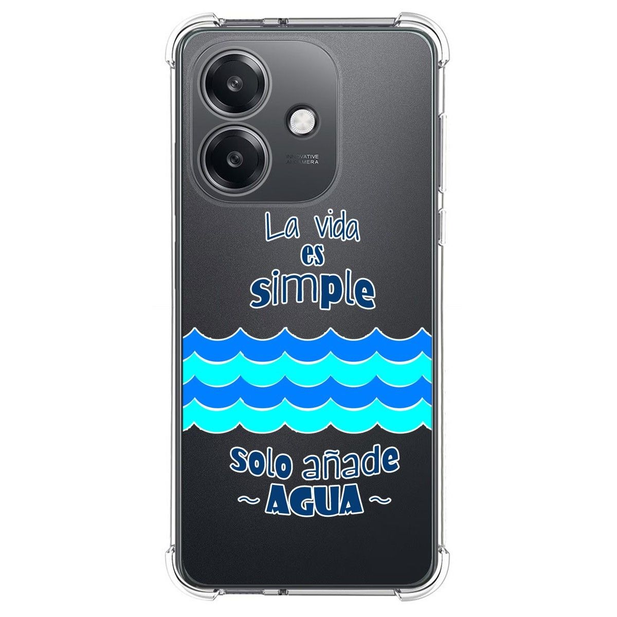 Funda Silicona Antigolpes para Oppo A60 5G diseño Agua Dibujos