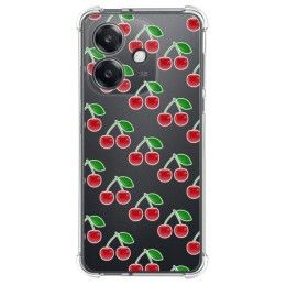 Funda Silicona Antigolpes para Oppo A60 5G diseño Cerezas Dibujos