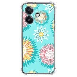 Funda Silicona Antigolpes para Oppo A60 5G diseño Flores 05 Dibujos