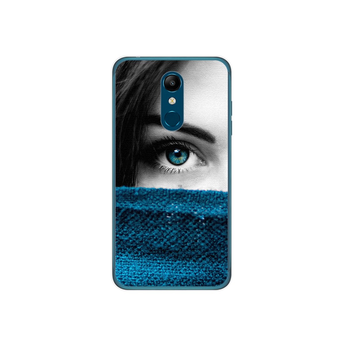 Funda Gel Tpu para Lg K11 Diseño Ojo Dibujos