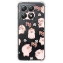 Funda Silicona Antigolpes para Xiaomi 14T Pro 5G diseño Cerdos Dibujos