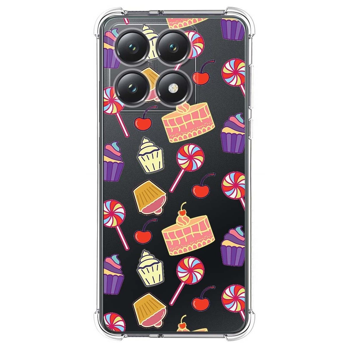 Funda Silicona Antigolpes para Xiaomi 14T Pro 5G diseño Dulces 01 Dibujos