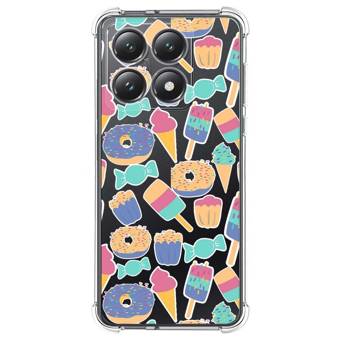 Funda Silicona Antigolpes para Xiaomi 14T Pro 5G diseño Dulces 02 Dibujos