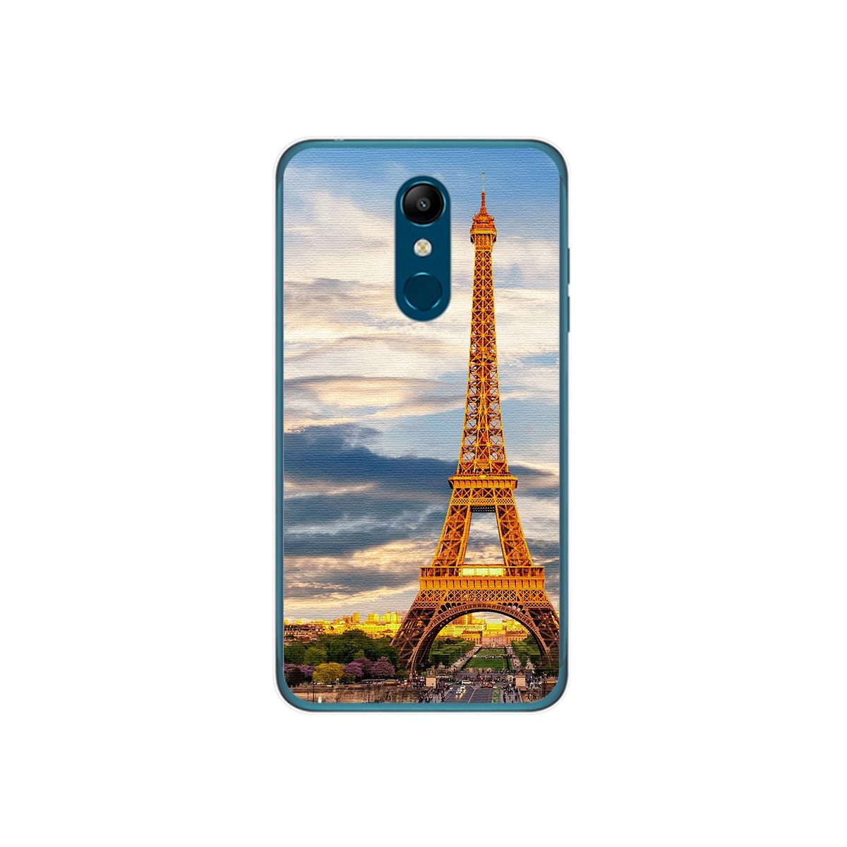 Funda Gel Tpu para Lg K11 Diseño Paris Dibujos