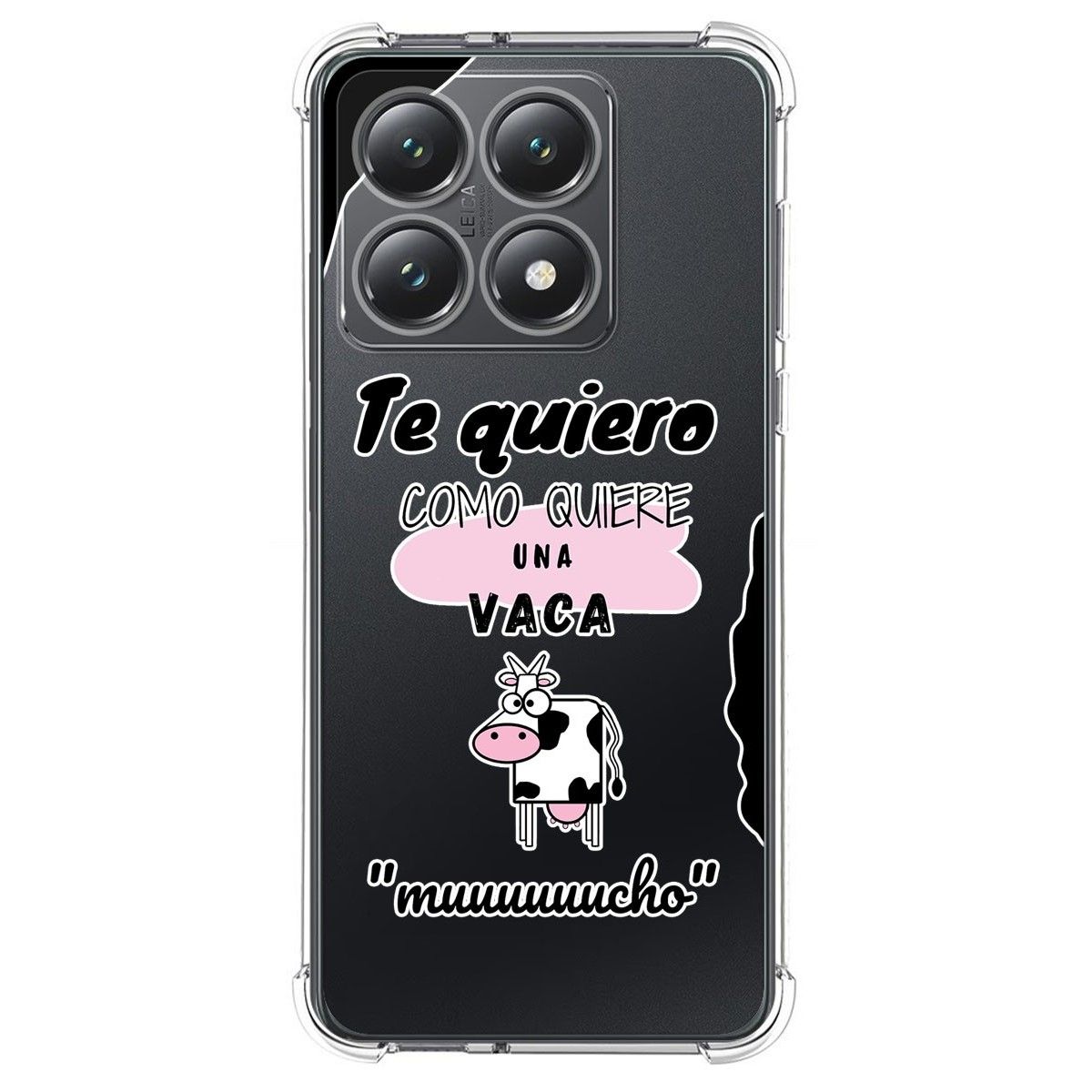 Funda Silicona Antigolpes para Xiaomi 14T Pro 5G diseño Vaca Dibujos