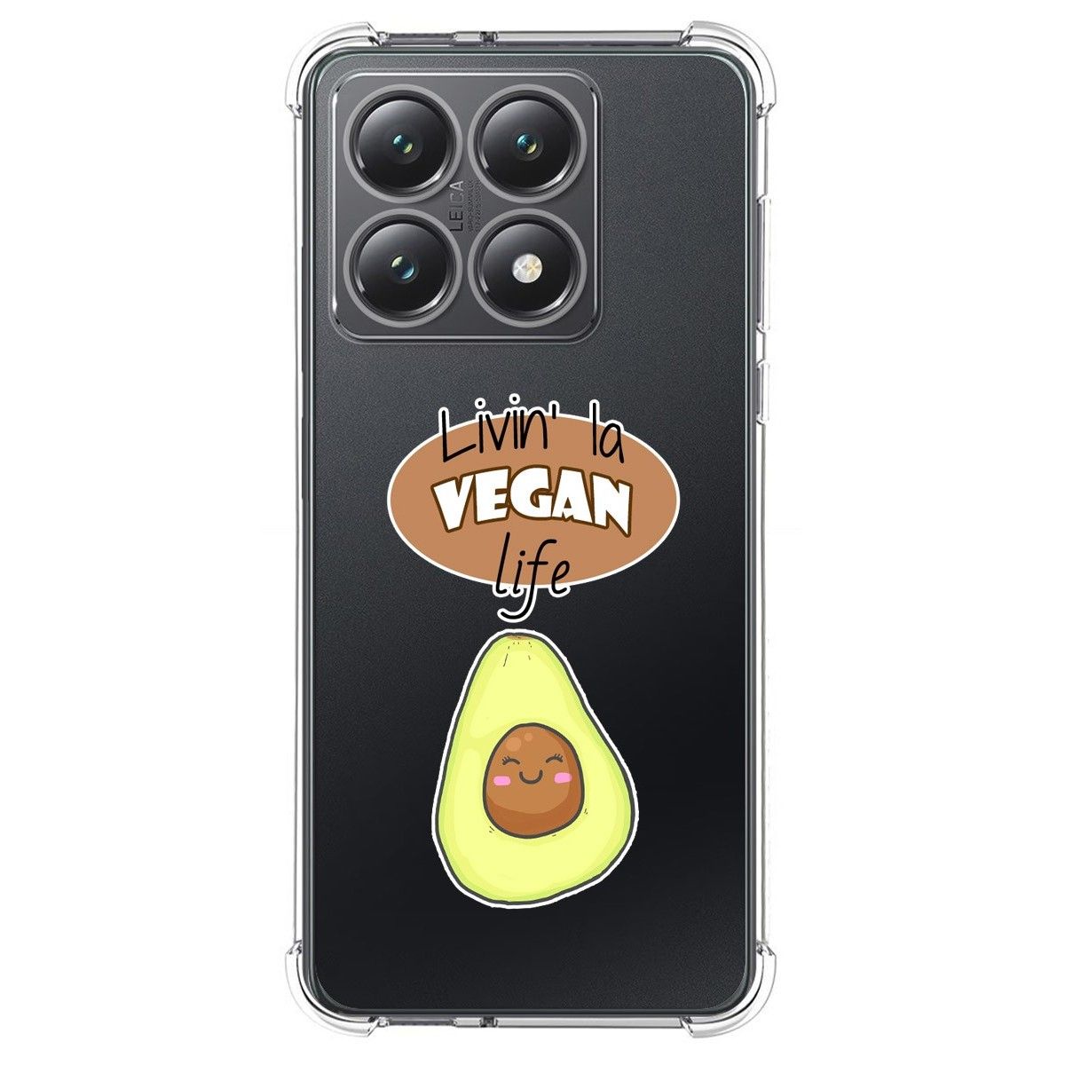 Funda Silicona Antigolpes para Xiaomi 14T Pro 5G diseño Vegan Life Dibujos