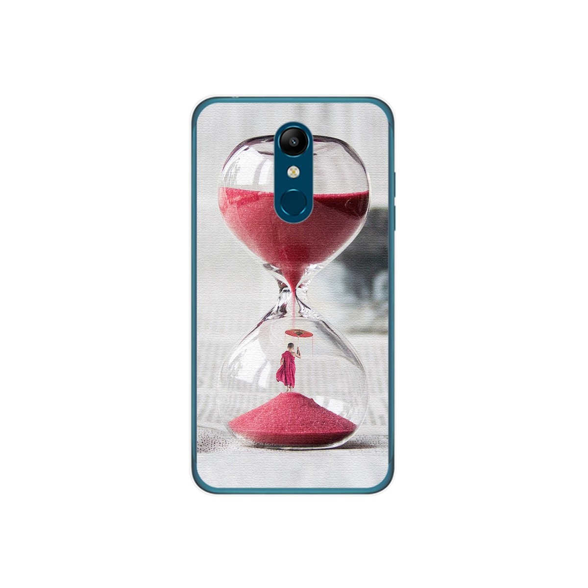 Funda Gel Tpu para Lg K11 Diseño Reloj Dibujos