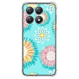 Funda Silicona Antigolpes para Xiaomi 14T Pro 5G diseño Flores 05 Dibujos