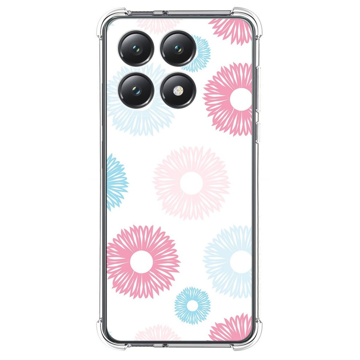 Funda Silicona Antigolpes para Xiaomi 14T Pro 5G diseño Flores 06 Dibujos