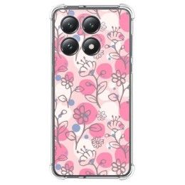 Funda Silicona Antigolpes para Xiaomi 14T Pro 5G diseño Flores 07 Dibujos