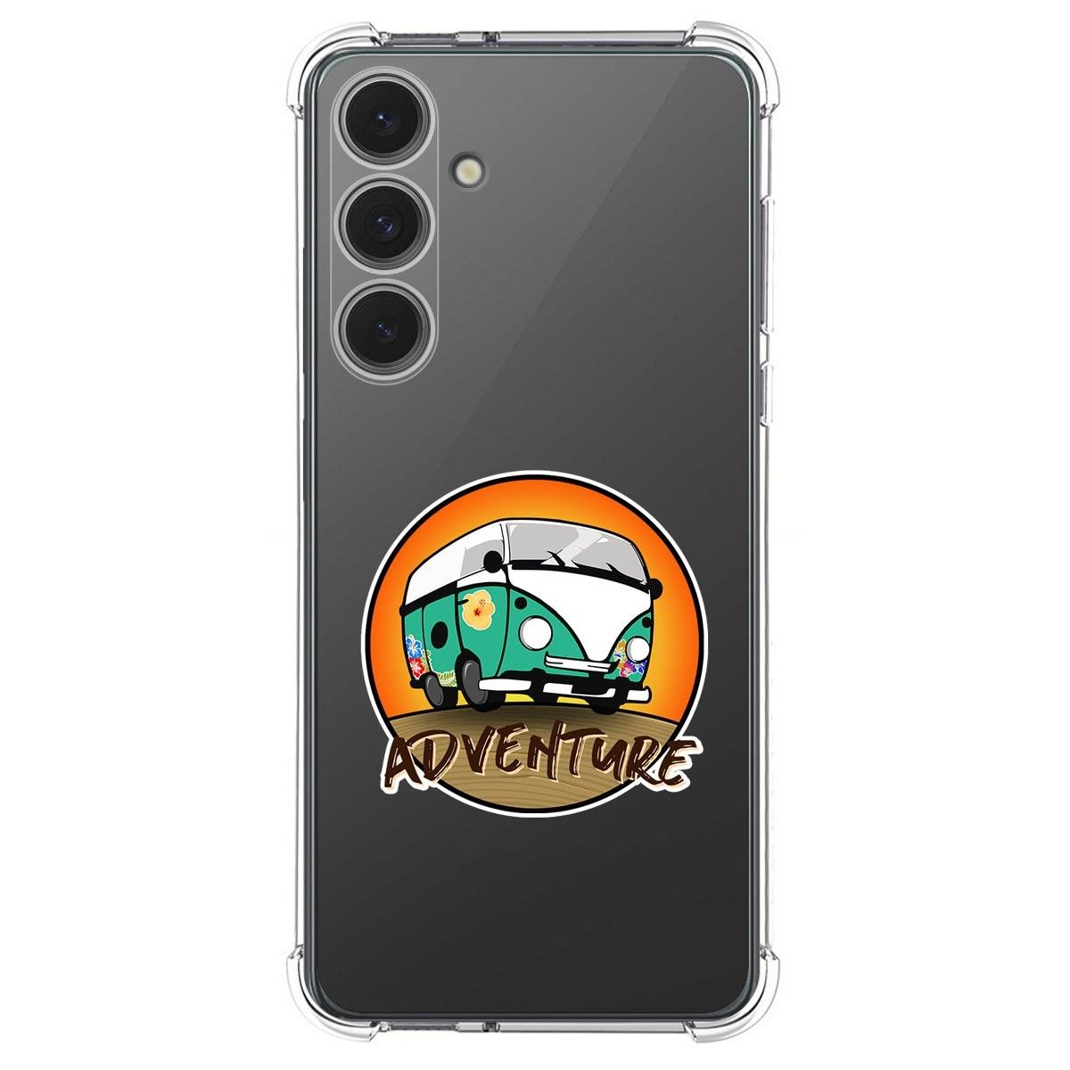 Funda Silicona Antigolpes para Samsung Galaxy S24 FE 5G diseño Adventure Dibujos