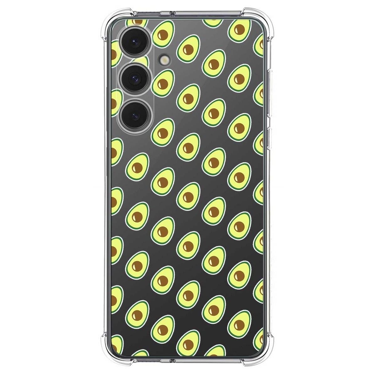 Funda Silicona Antigolpes para Samsung Galaxy S24 FE 5G diseño Aguacate Dibujos