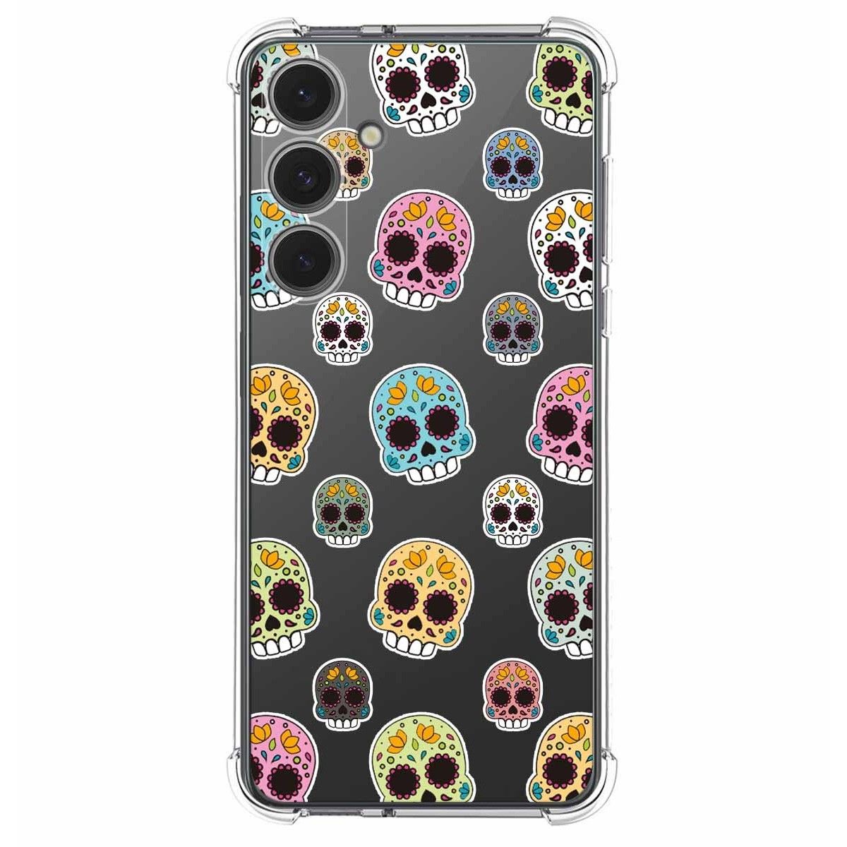 Funda Silicona Antigolpes para Samsung Galaxy S24 FE 5G diseño Catrina Dibujos