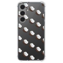 Funda Silicona Antigolpes para Samsung Galaxy S24 FE 5G diseño Cocos Dibujos