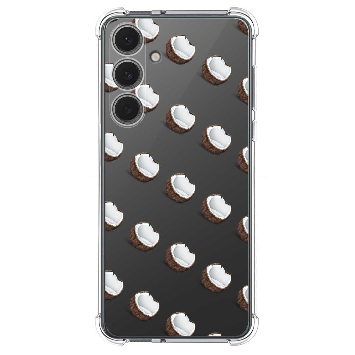 Funda Silicona Antigolpes para Samsung Galaxy S24 FE 5G diseño Cocos Dibujos