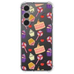 Funda Silicona Antigolpes para Samsung Galaxy S24 FE 5G diseño Dulces 01 Dibujos