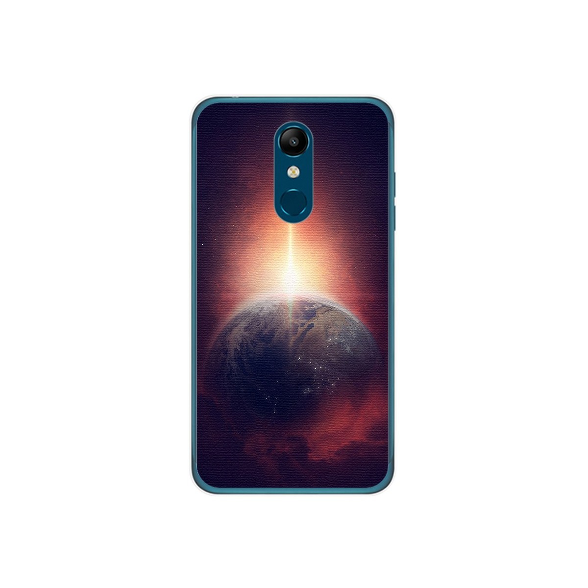 Funda Gel Tpu para Lg K11 Diseño Tierra Dibujos