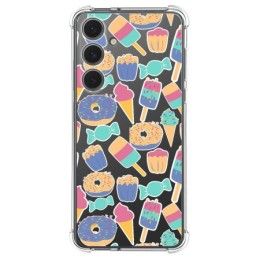 Funda Silicona Antigolpes para Samsung Galaxy S24 FE 5G diseño Dulces 02 Dibujos