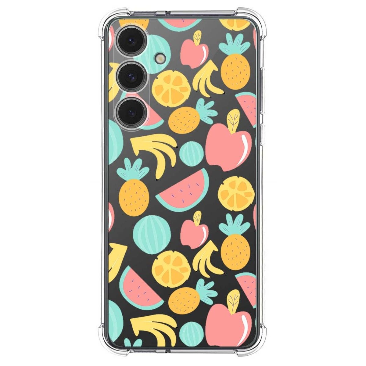 Funda Silicona Antigolpes para Samsung Galaxy S24 FE 5G diseño Frutas 02 Dibujos