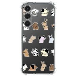 Funda Silicona Antigolpes para Samsung Galaxy S24 FE 5G diseño Perros Dibujos
