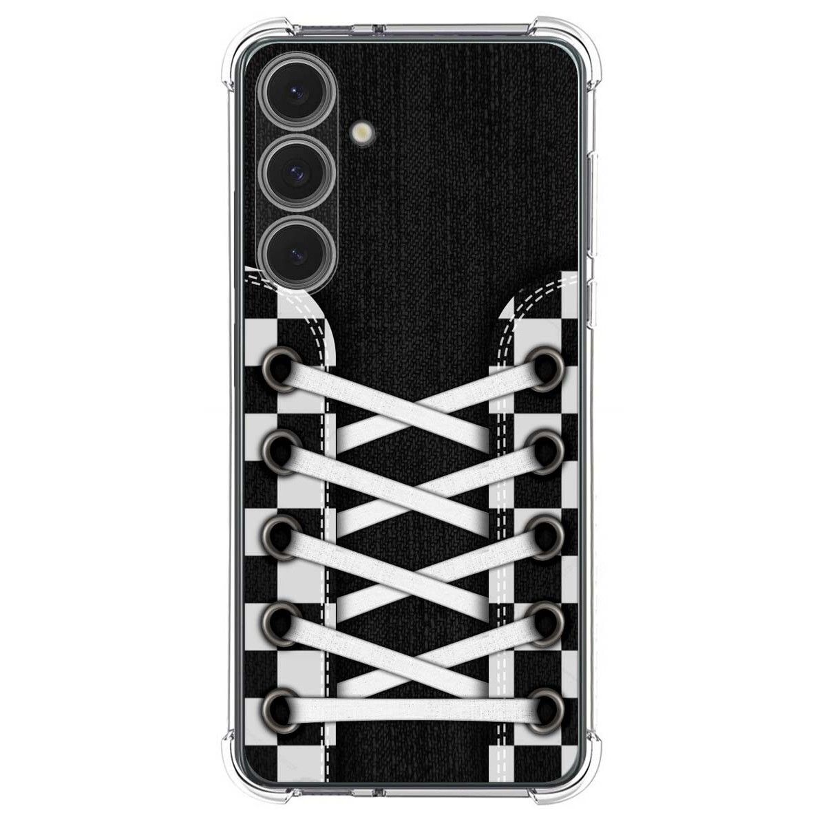 Funda Silicona Antigolpes para Samsung Galaxy S24 FE 5G diseño Zapatillas 03 Dibujos