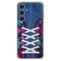 Funda Silicona Antigolpes para Samsung Galaxy S24 FE 5G diseño Zapatillas 06 Dibujos