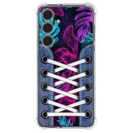 Funda Silicona Antigolpes para Samsung Galaxy S24 FE 5G diseño Zapatillas 07 Dibujos