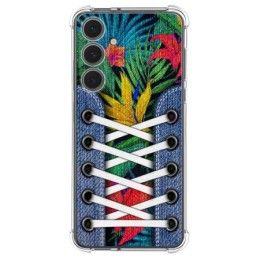 Funda Silicona Antigolpes para Samsung Galaxy S24 FE 5G diseño Zapatillas 12 Dibujos