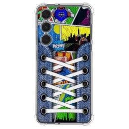 Funda Silicona Antigolpes para Samsung Galaxy S24 FE 5G diseño Zapatillas 14 Dibujos