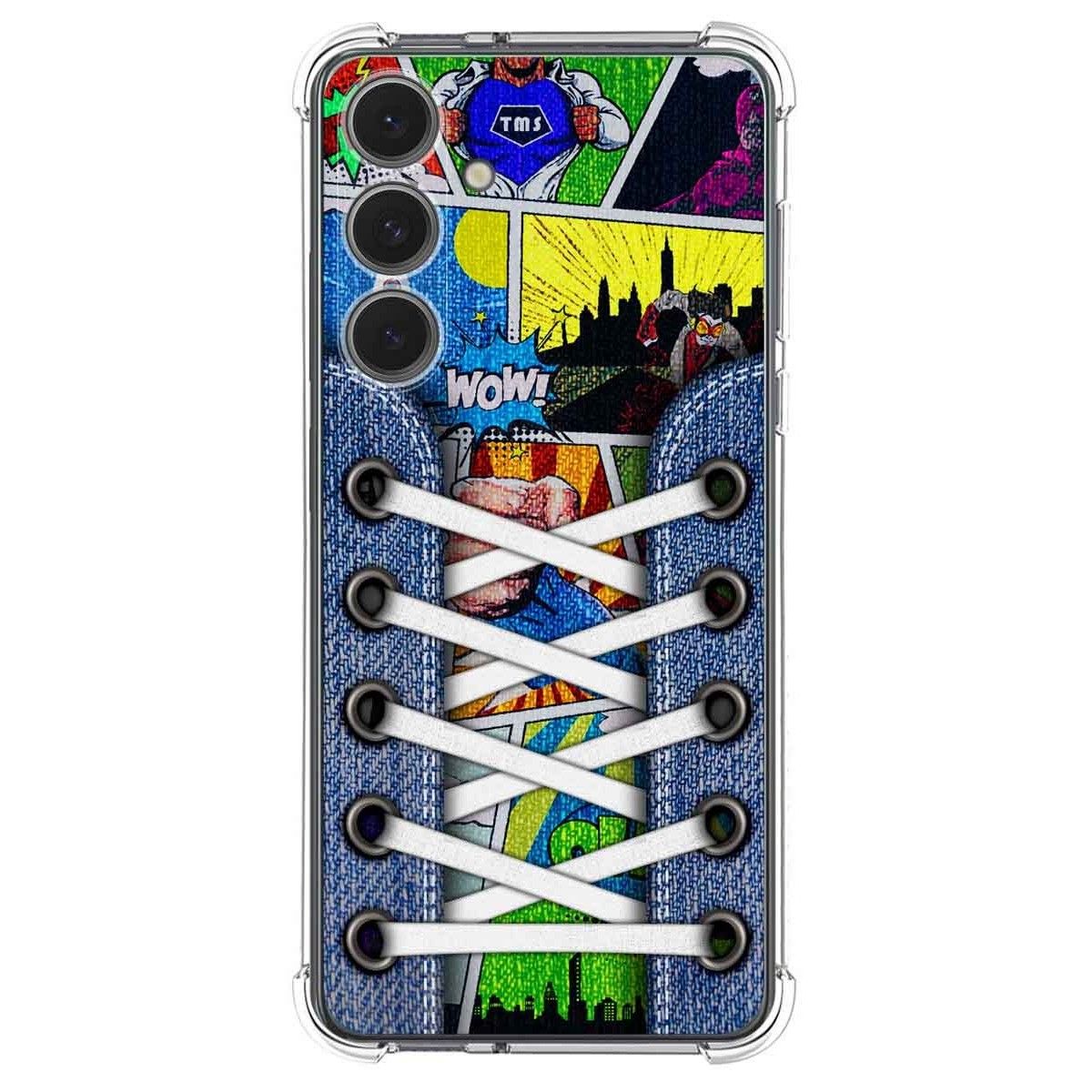 Funda Silicona Antigolpes para Samsung Galaxy S24 FE 5G diseño Zapatillas 14 Dibujos