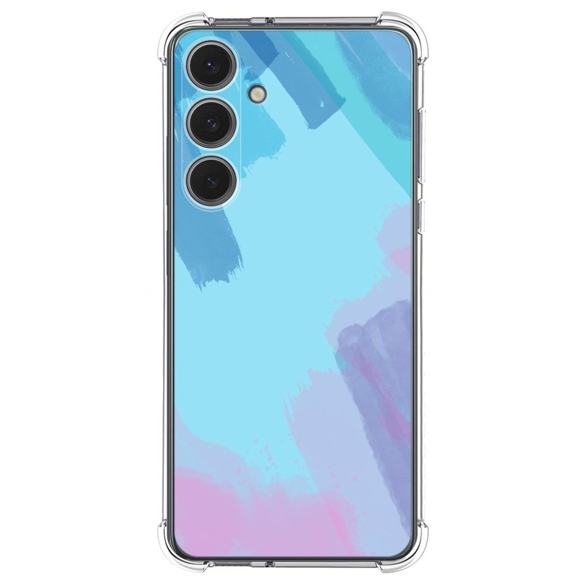 Funda Silicona Antigolpes para Samsung Galaxy S24 FE 5G diseño Acuarela 10 Dibujos
