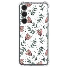 Funda Silicona Antigolpes para Samsung Galaxy S24 FE 5G diseño Flores 01 Dibujos