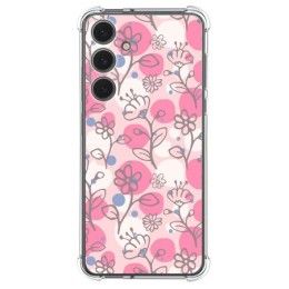 Funda Silicona Antigolpes para Samsung Galaxy S24 FE 5G diseño Flores 07 Dibujos