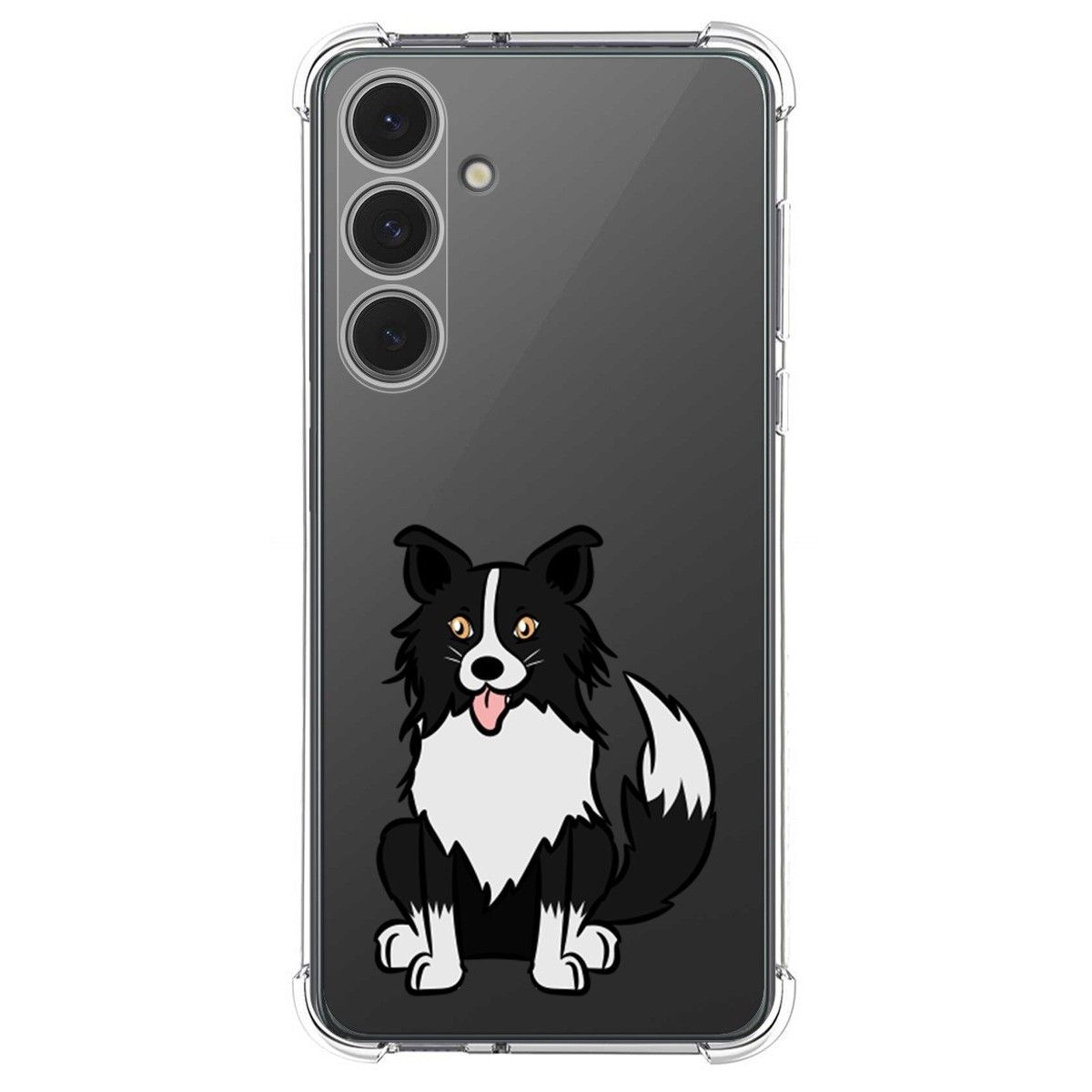 Funda Silicona Antigolpes para Samsung Galaxy S24 FE 5G diseño Perros 01 Dibujos