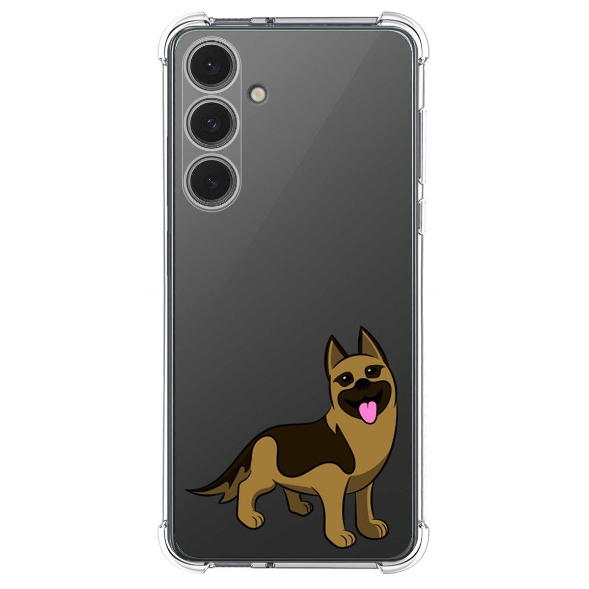 Funda Silicona Antigolpes para Samsung Galaxy S24 FE 5G diseño Perros 03 Dibujos