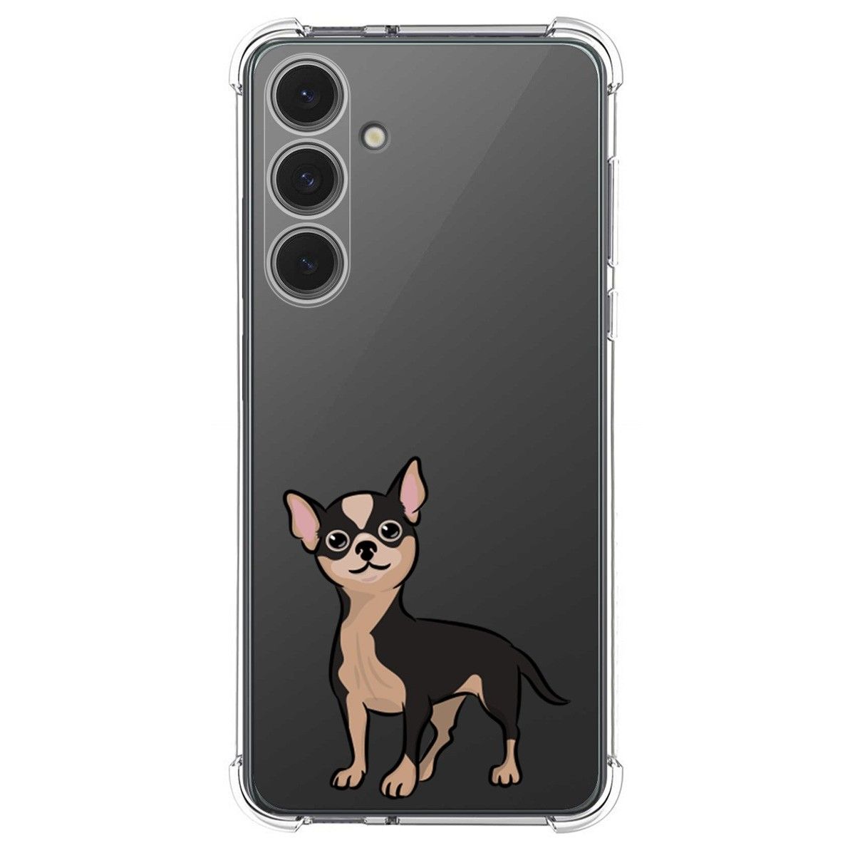 Funda Silicona Antigolpes para Samsung Galaxy S24 FE 5G diseño Perros 05 Dibujos