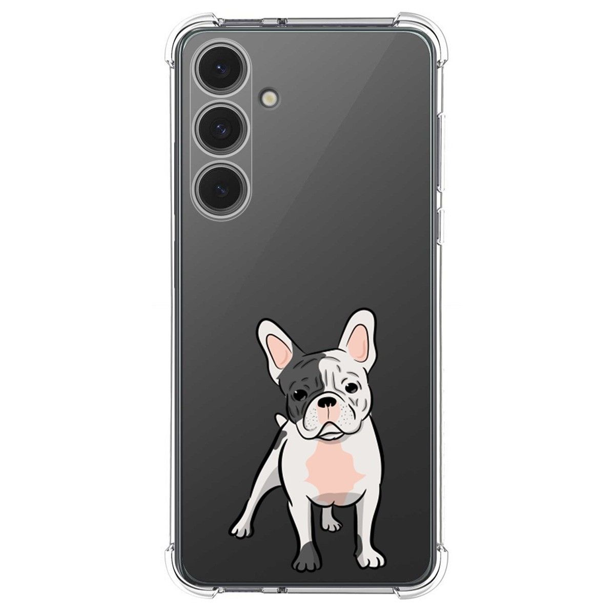 Funda Silicona Antigolpes para Samsung Galaxy S24 FE 5G diseño Perros 06 Dibujos