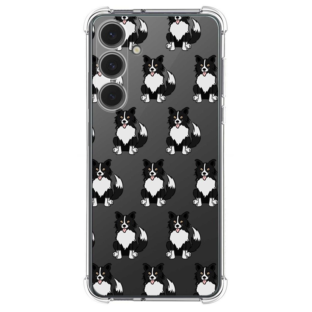 Funda Silicona Antigolpes para Samsung Galaxy S24 FE 5G diseño Perros 07 Dibujos