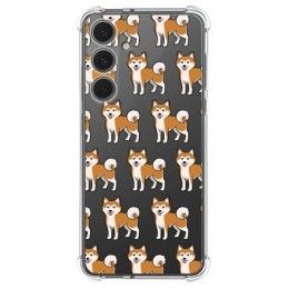 Funda Silicona Antigolpes para Samsung Galaxy S24 FE 5G diseño Perros 08 Dibujos