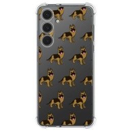 Funda Silicona Antigolpes para Samsung Galaxy S24 FE 5G diseño Perros 09 Dibujos