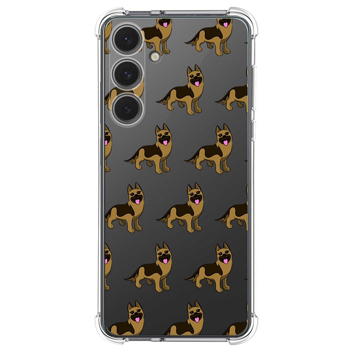 Funda Silicona Antigolpes para Samsung Galaxy S24 FE 5G diseño Perros 09 Dibujos