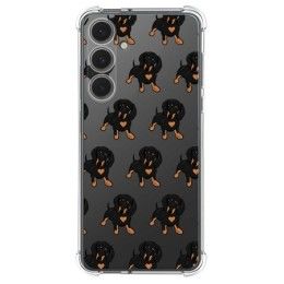 Funda Silicona Antigolpes para Samsung Galaxy S24 FE 5G diseño Perros 10 Dibujos